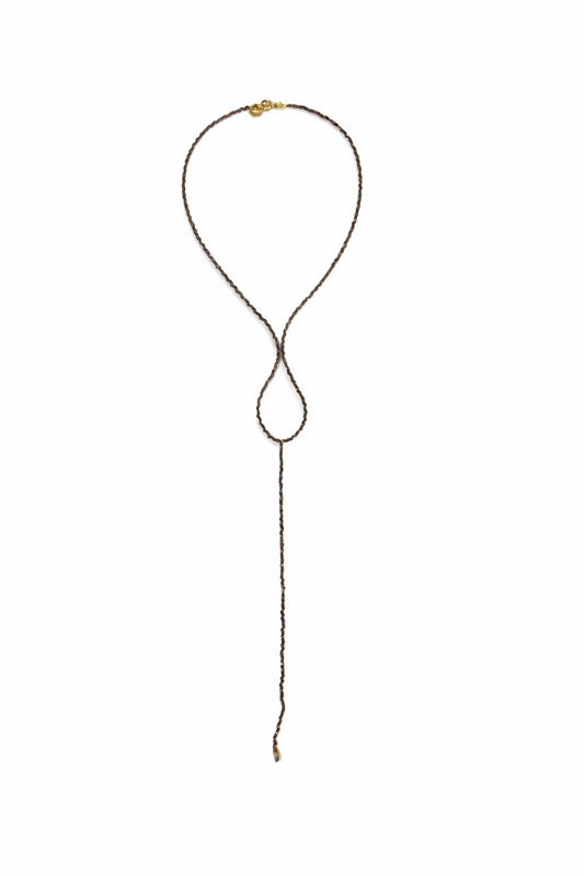 Collar Cristal Chocolate