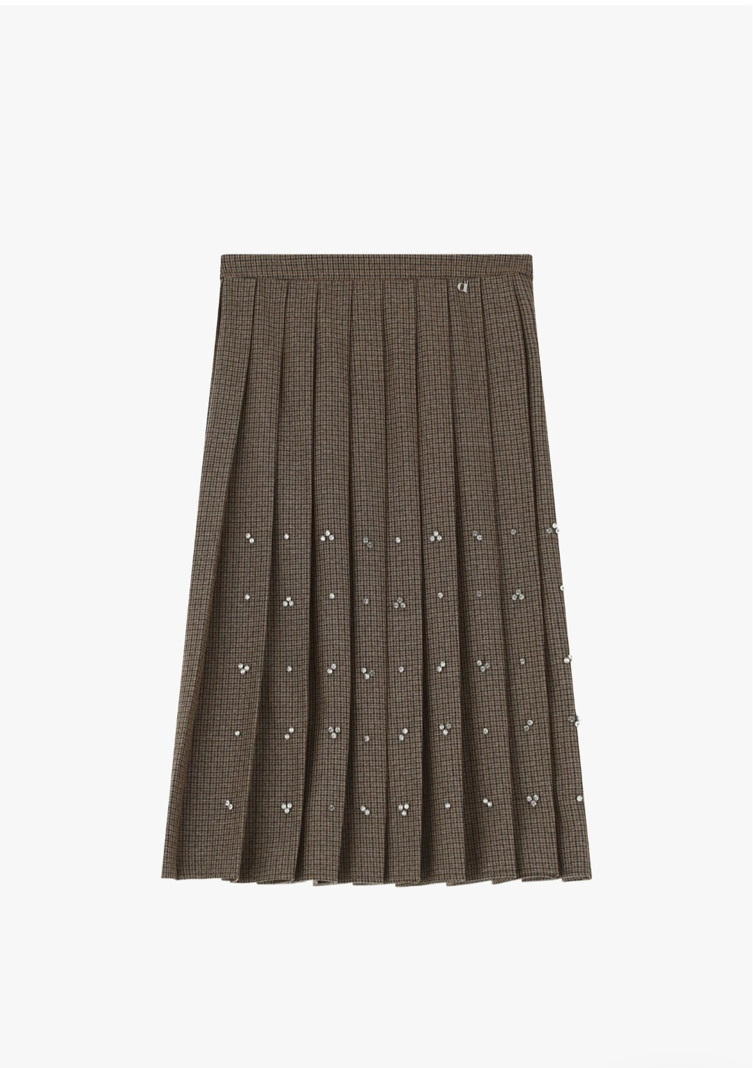 Falda de Tablas con Apliques