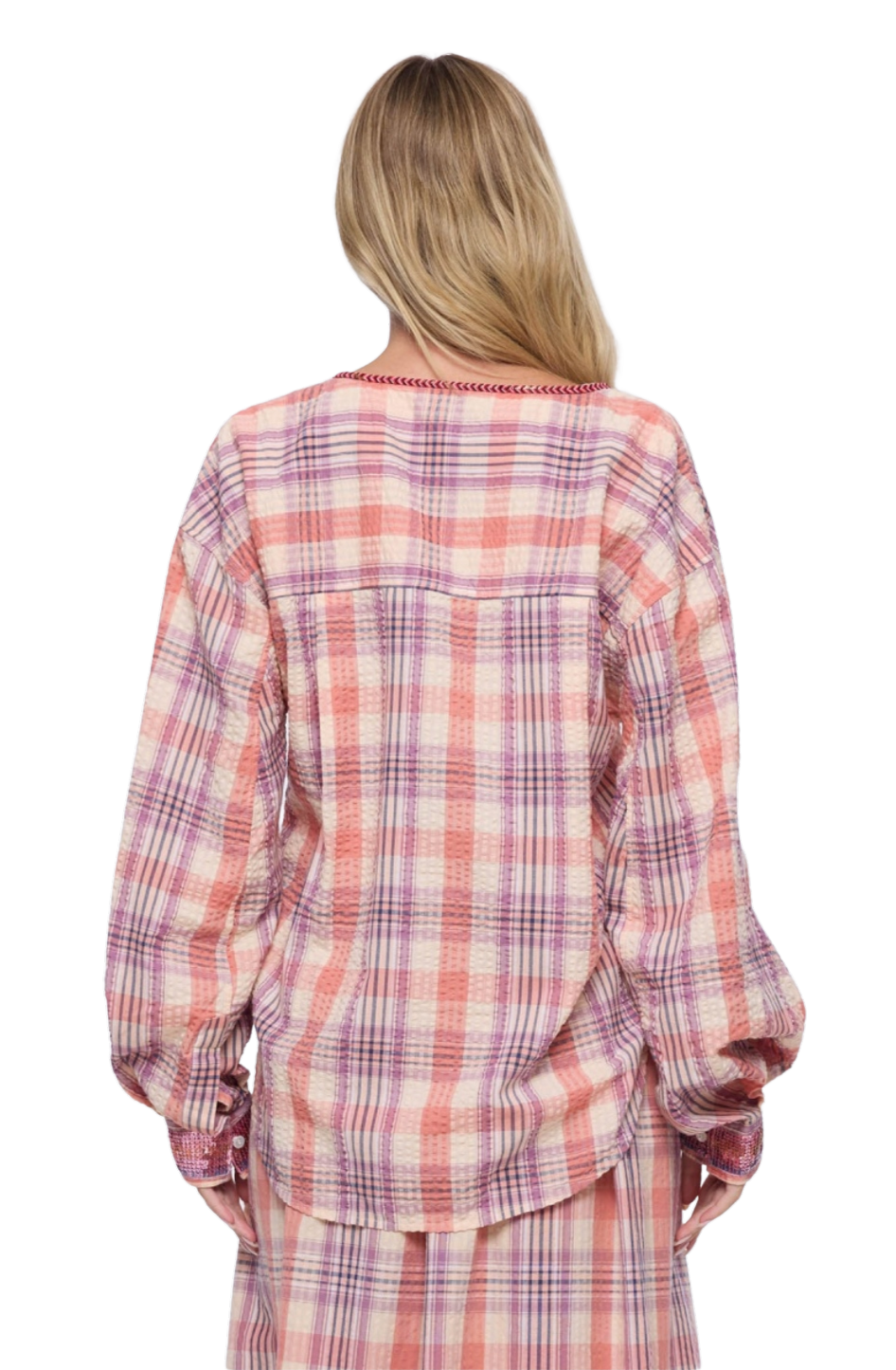 Camisa Cuadros Puño