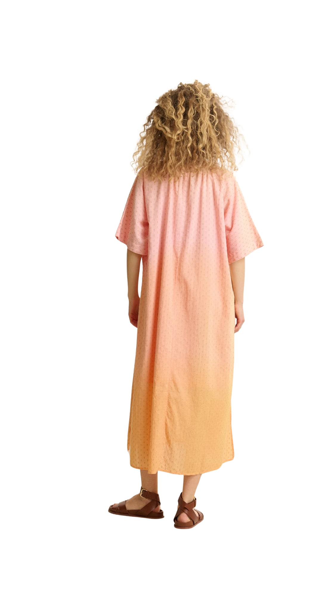 Vestido Plumeti Degradado ( Da talla)