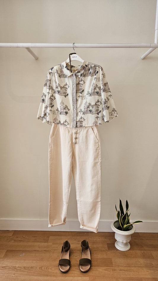 Pantalón Vaquero Botón Joya