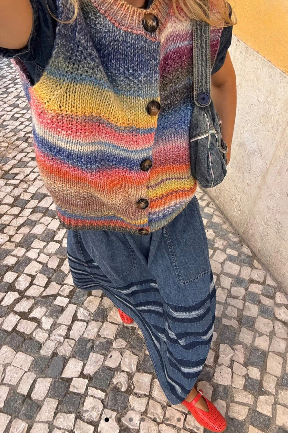 Chaleco Punto Multicolor ( Da talla)