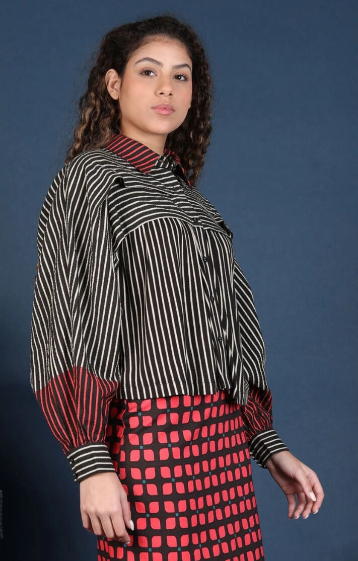 Camisa Rayas Bicolor