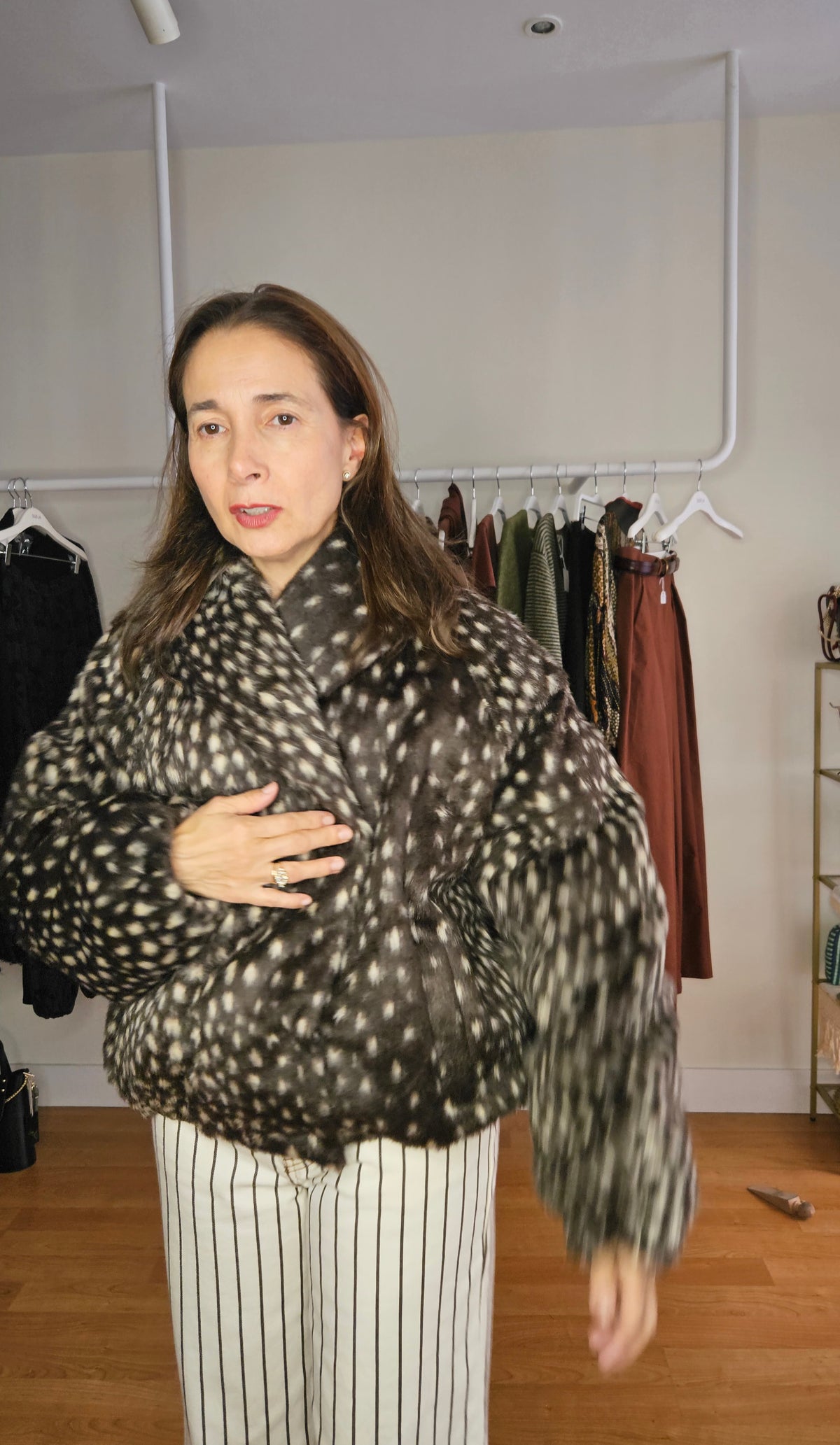 Cazadora Bomber Pony Print (Da talla)