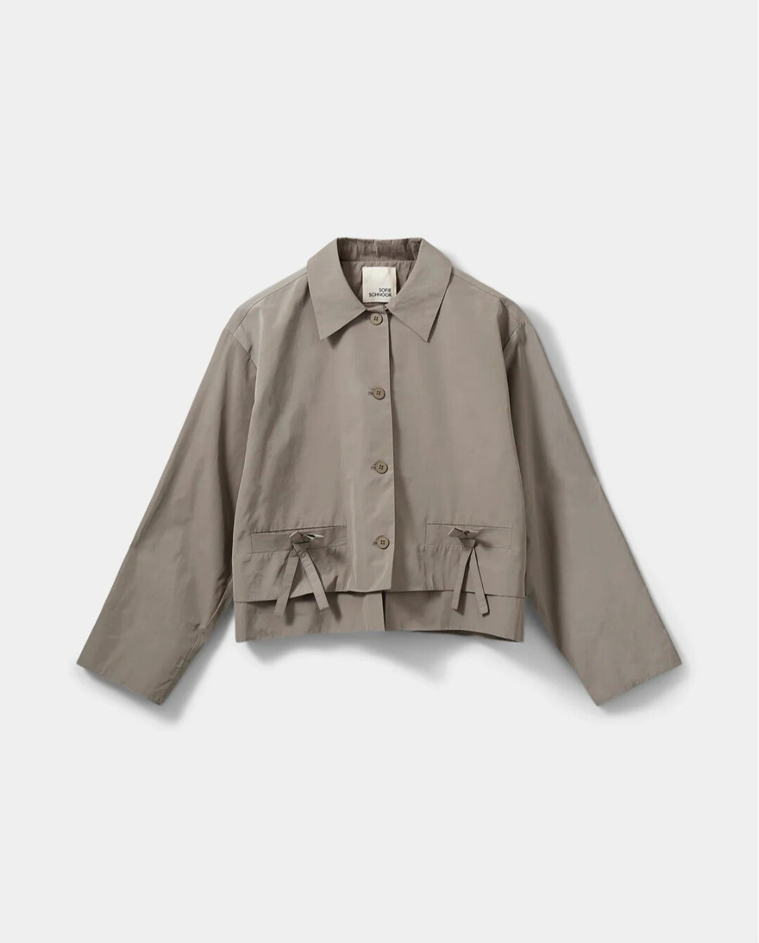 Chaqueta Lazos Tela Gabardina