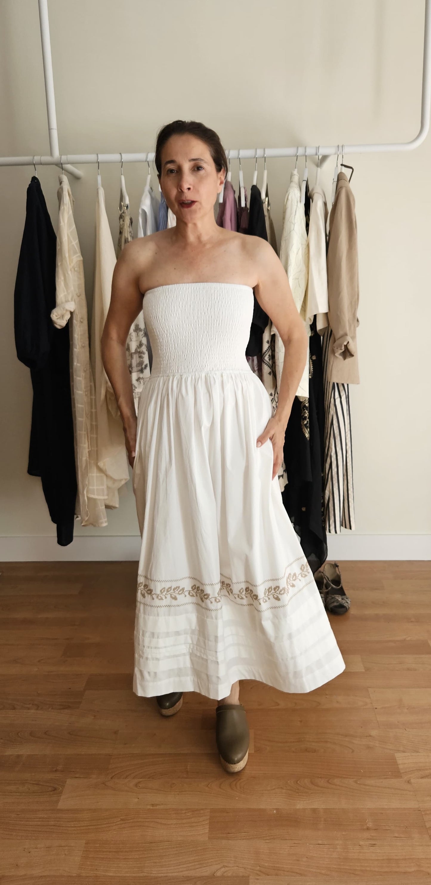 Vestido Blanco Palabra de Honor