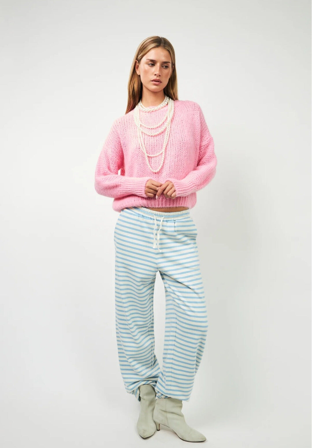 Pantalón Sport Rayas Azules