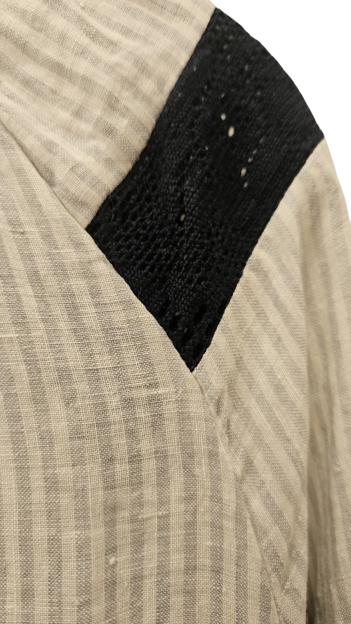 Vestido Rayas Azules con Encaje