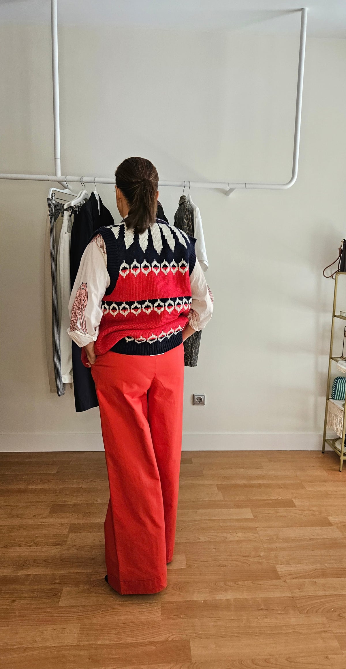 Pantalón Rojo Pinzas