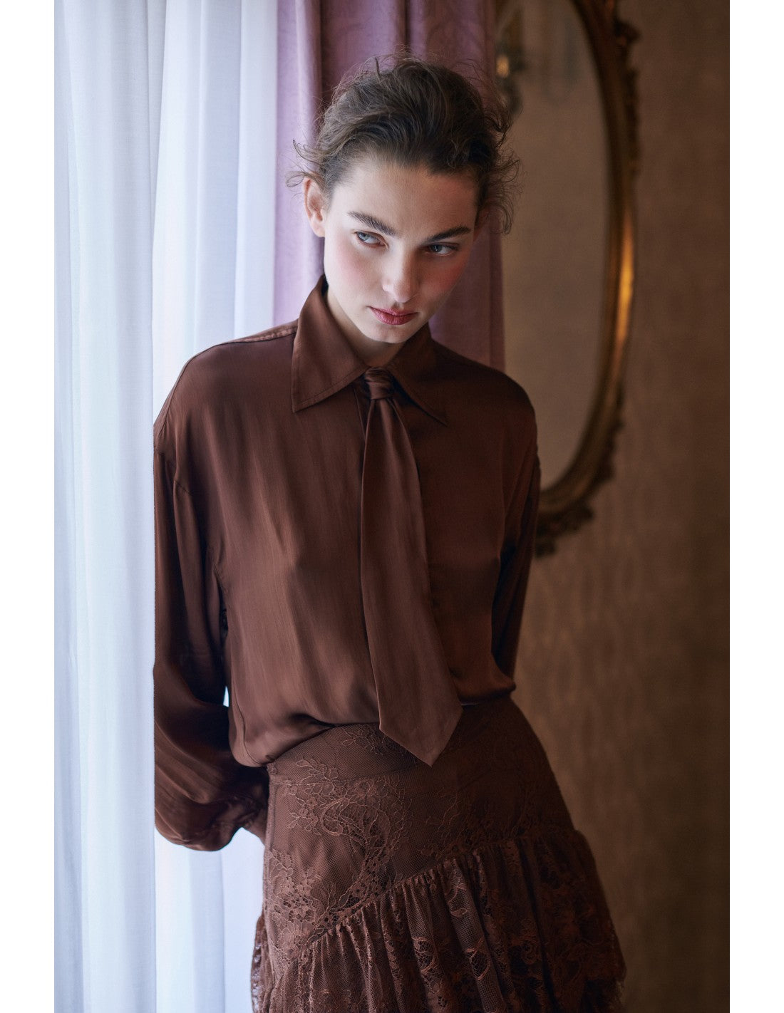 Camisa Zinnia Marrón
