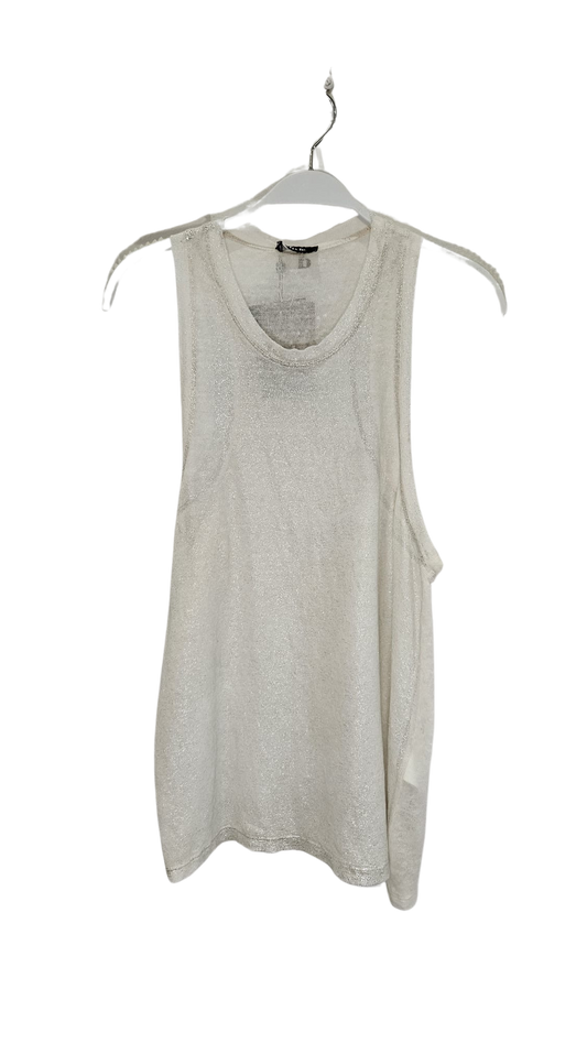 Camiseta Tirante Lino Beige