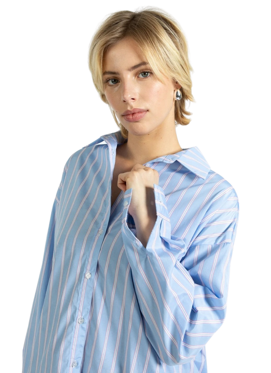 Camisa Traje de Rayas