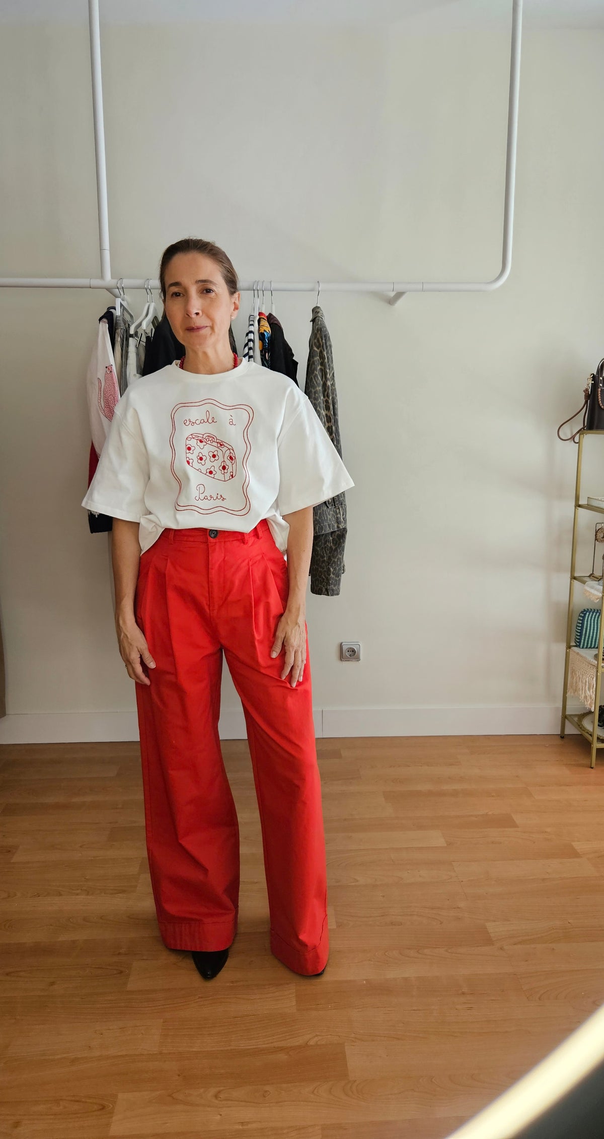 Pantalón Rojo Pinzas