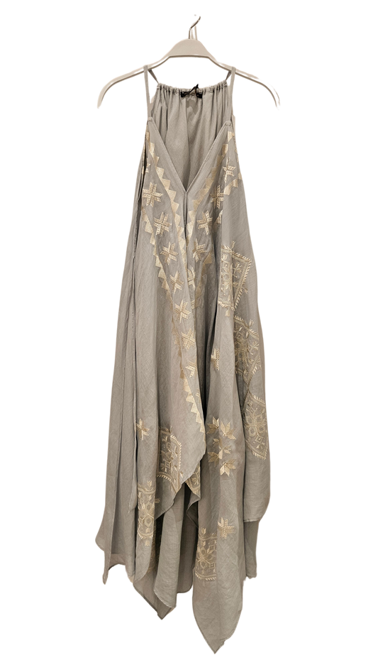 Vestido Asimétrico Plata