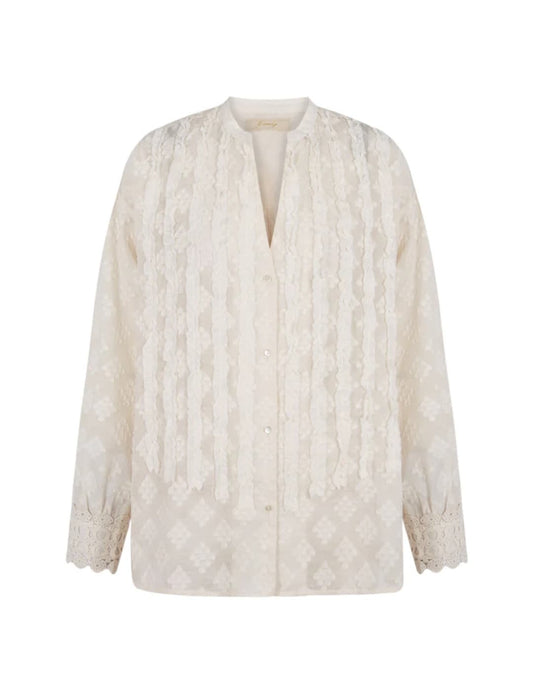 Camisa Devoré Jaretas