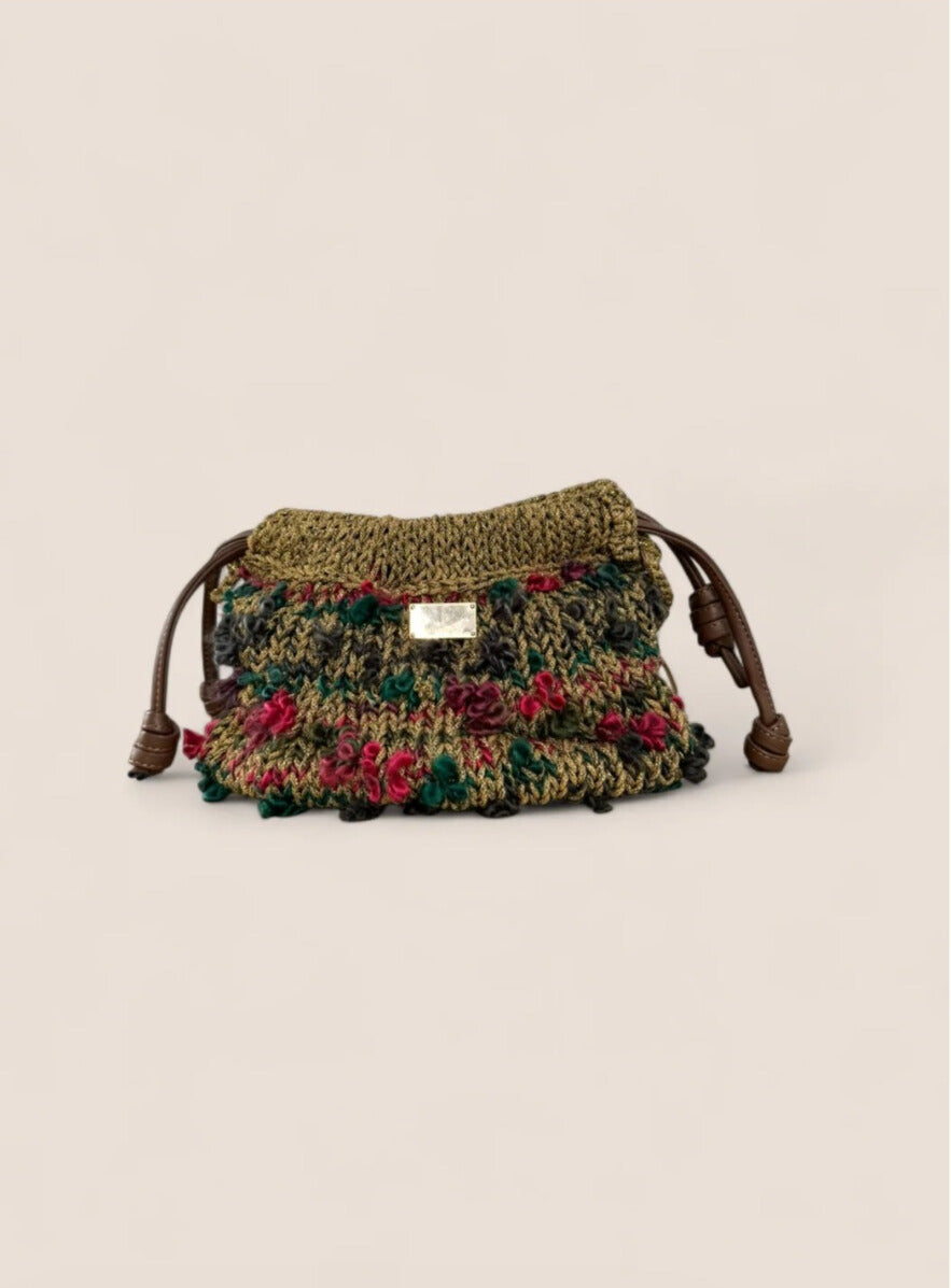 Bolso Scrunch Copenhague Dorado Multicolor