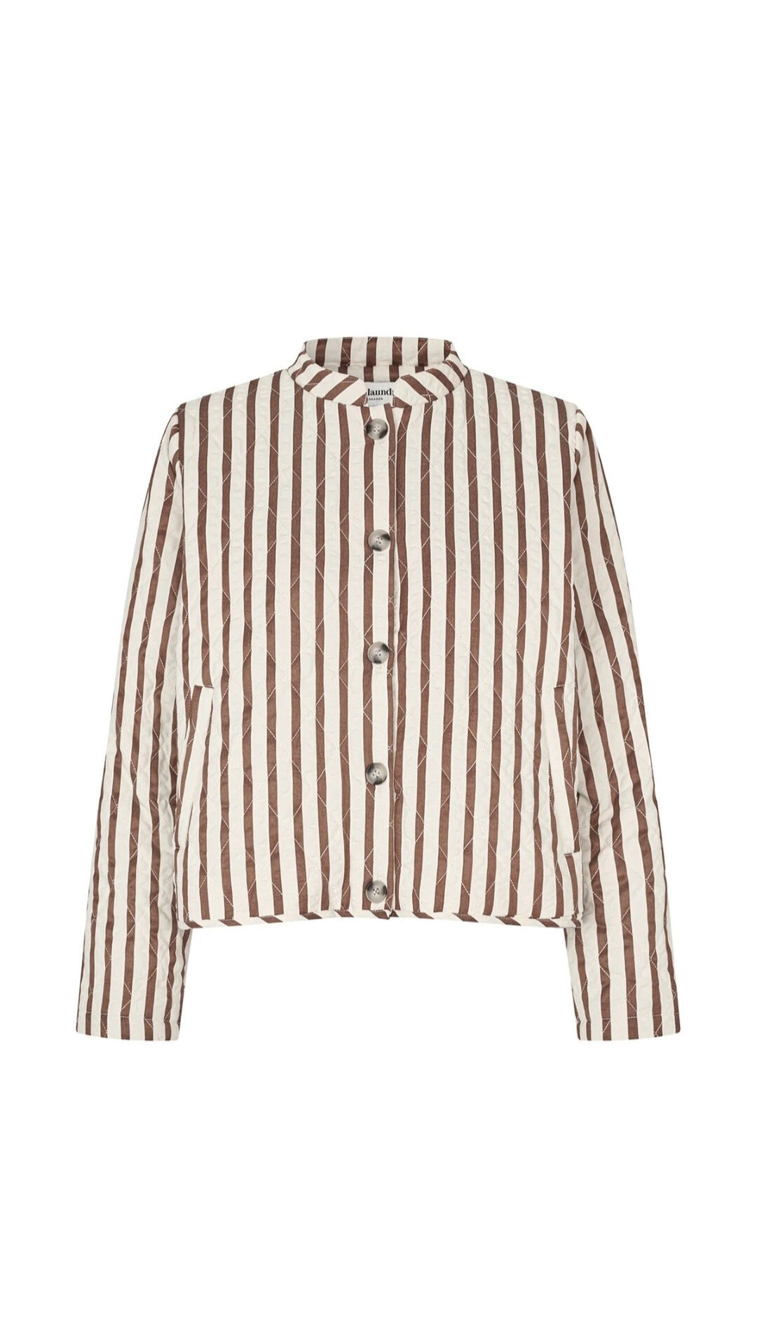 Cazadora Guateada Rayas Tostadas