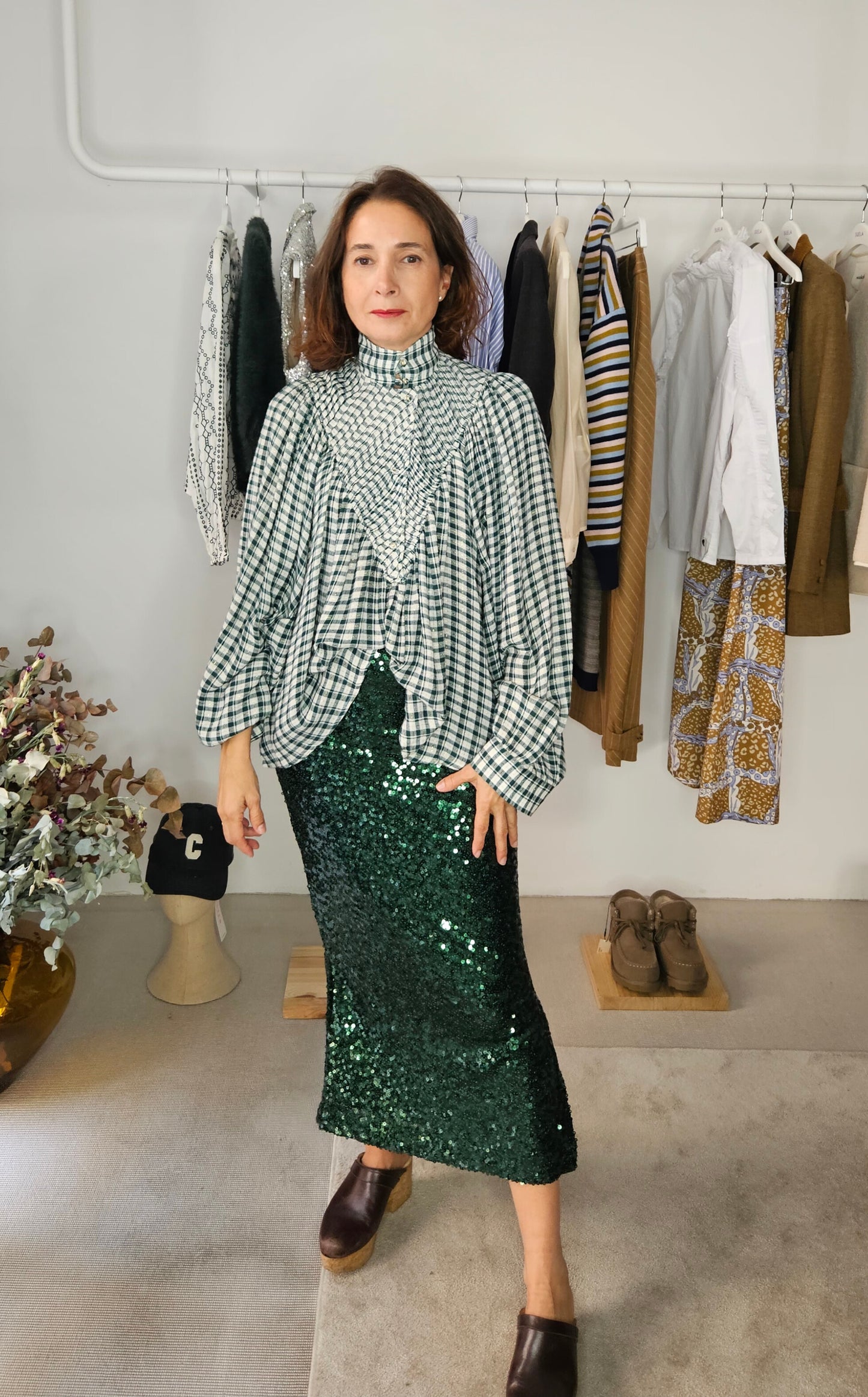 Camisa Cuadros Verdes