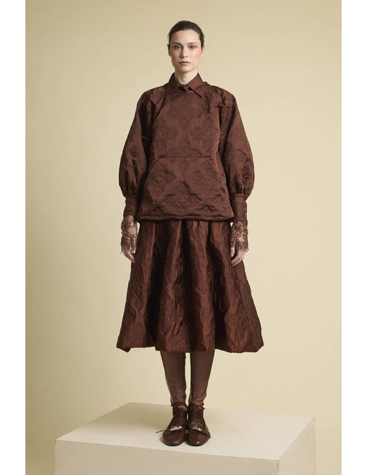 Sudadera Lirio Marrón